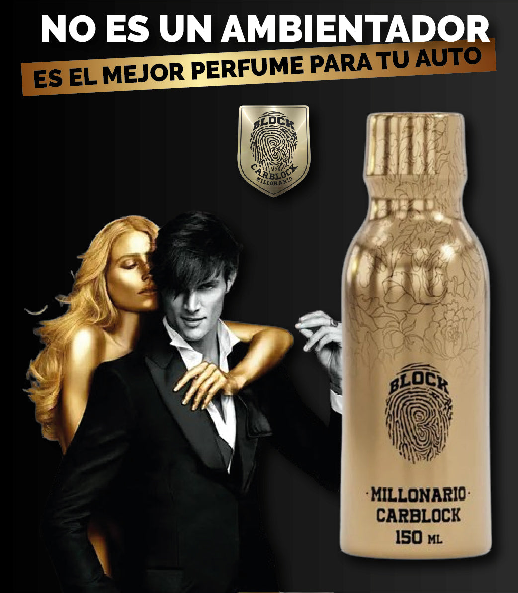 Perfume de Auto CARBLOCK Larga Duración
