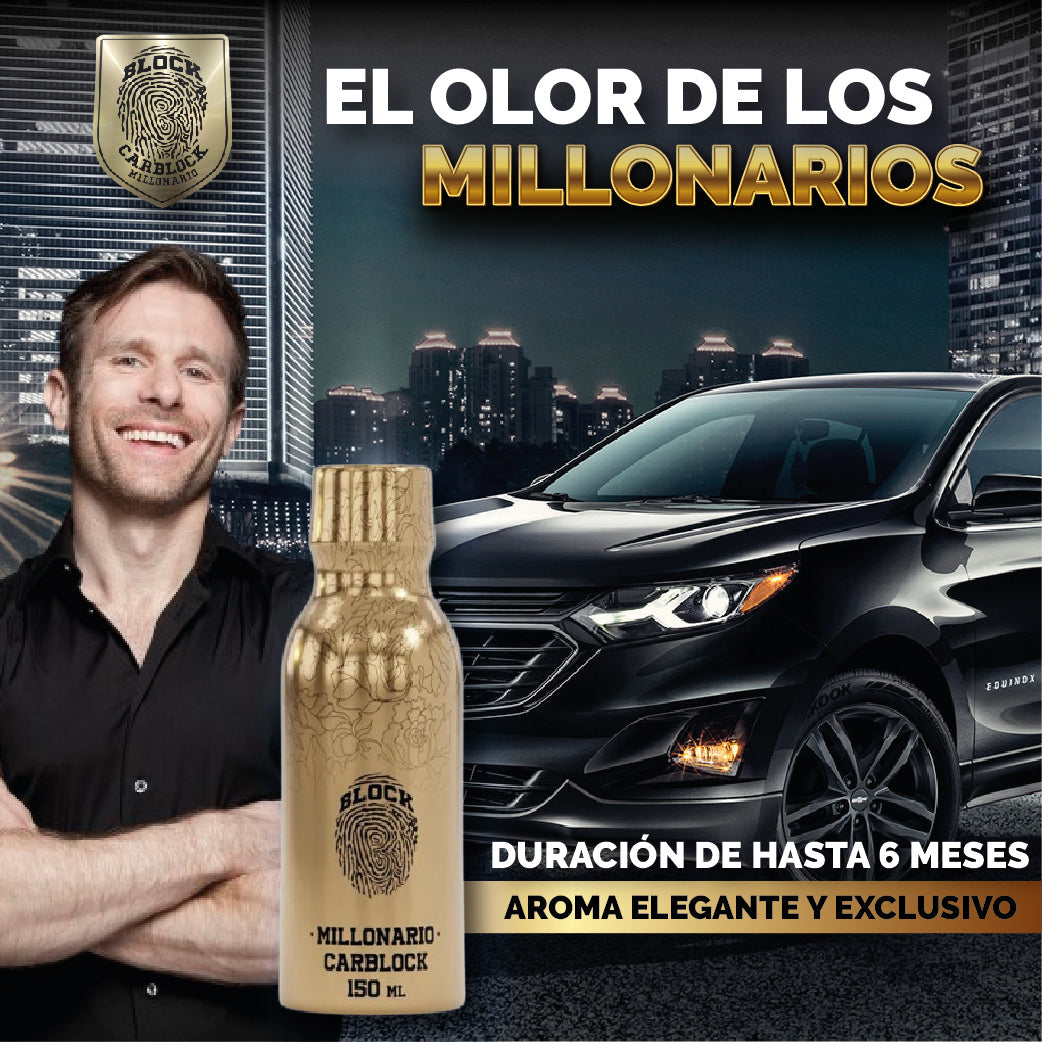 Perfume de Auto CARBLOCK Larga Duración