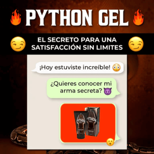 Gel Potenciador Python Zeus Para Hombre