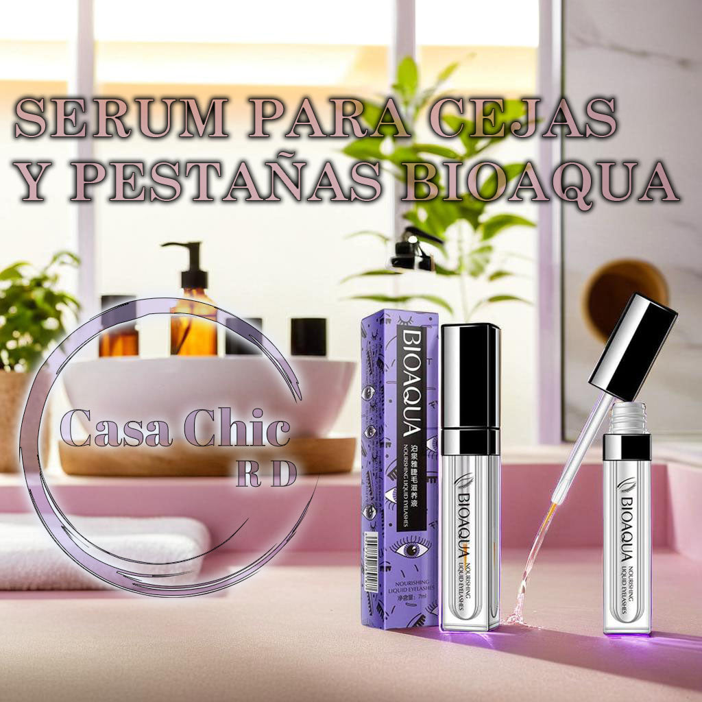 BIOAQUA Serum para crecimiento de cejas y pestañas