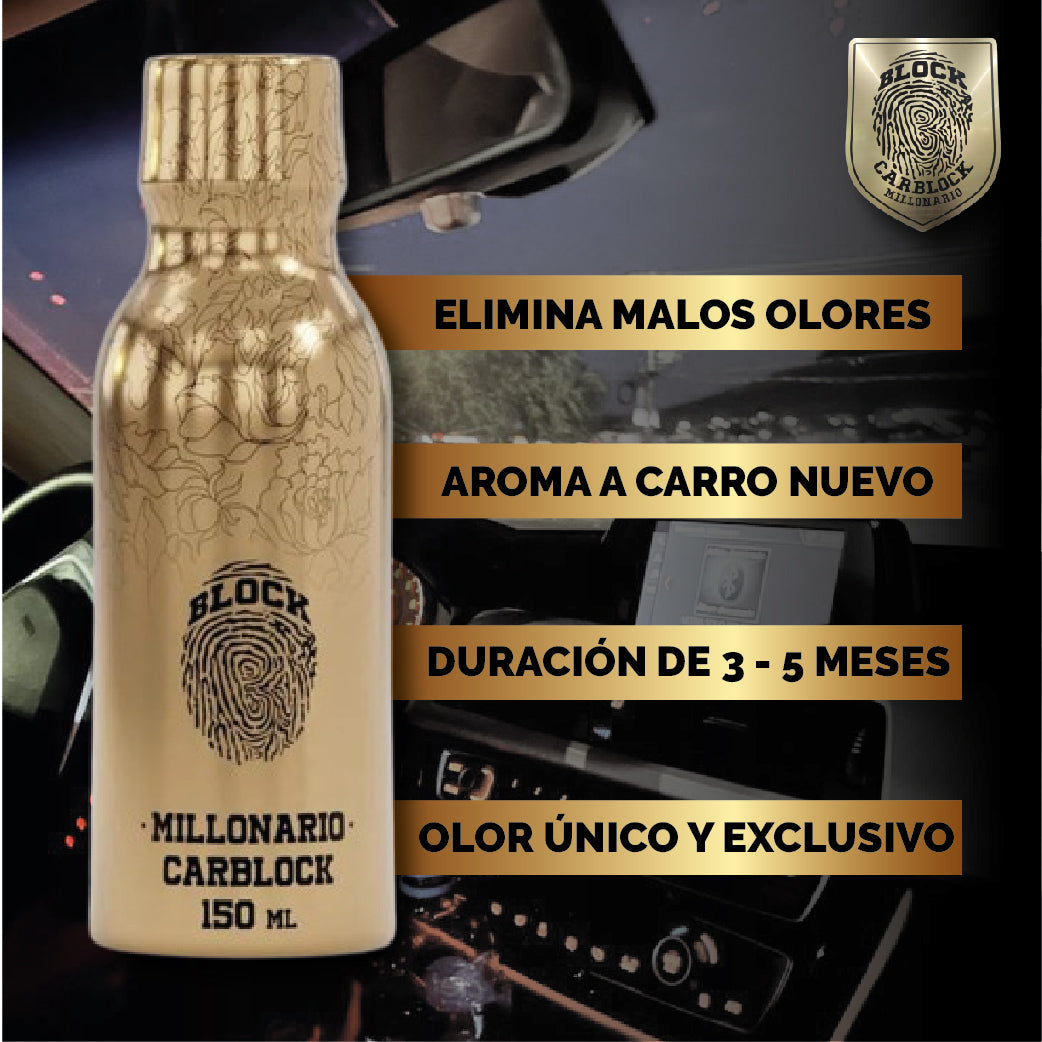 Perfume de Auto CARBLOCK Larga Duración